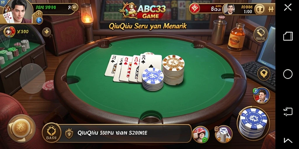 Tampilan gameplay QiuQiu yang seru di ABC33.