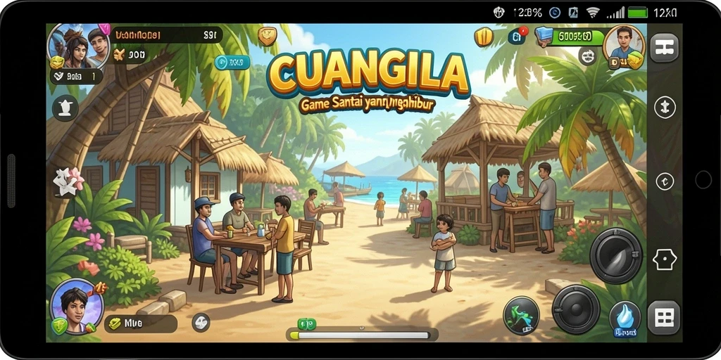Tangkapan layar CUANGILA menunjukkan gameplay menarik dan interaktif.