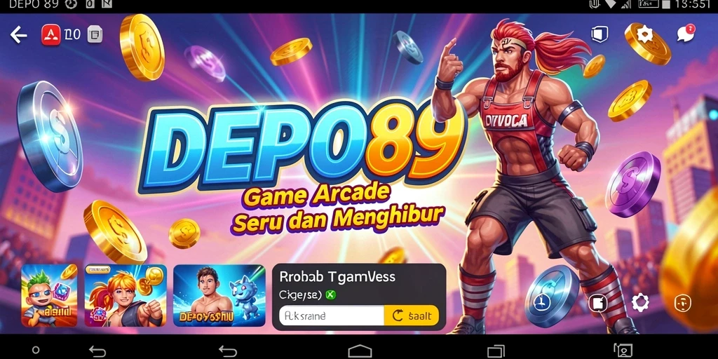 Tampilan gameplay seru dan menantang dari DEPO89.