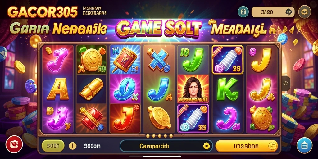 Screenshot GACOR305 menampilkan pengalaman bermain Slot yang menarik.