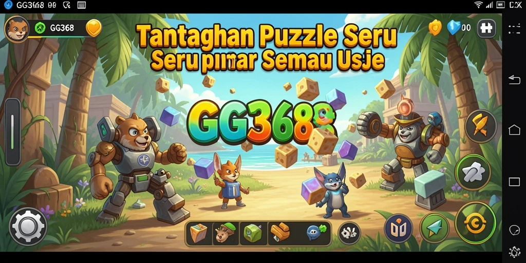 Tampilan gameplay GG368 yang menantang dan menarik.