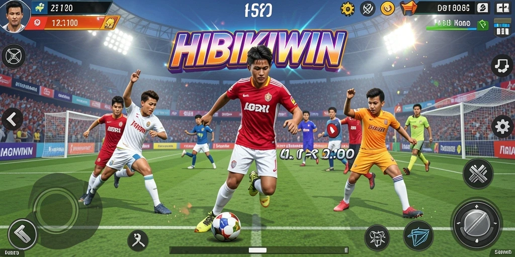 Screenshot menampilkan gameplay menegangkan dari HIBIKIWIN