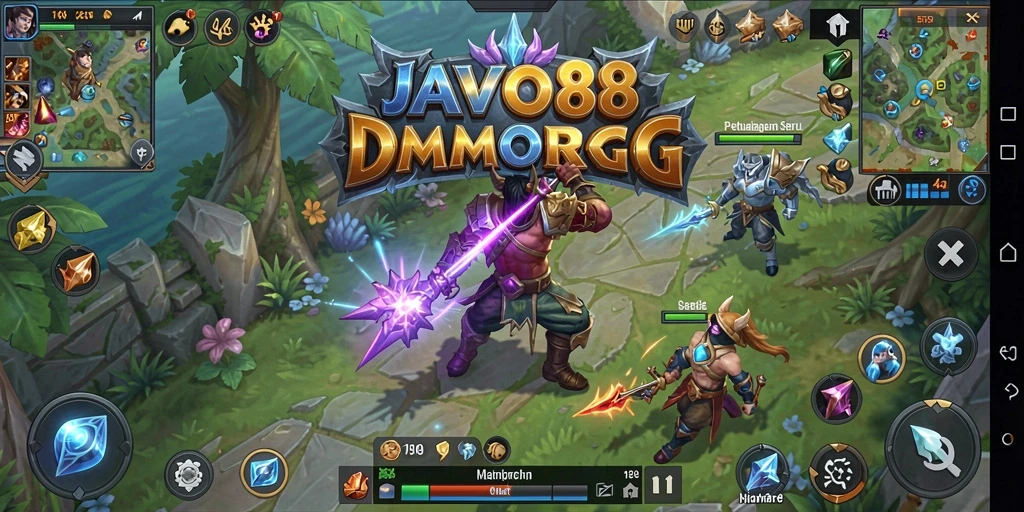 Screenshot gameplay JAVO88 menampilkan aksi seru dalam dunia MMORPG.