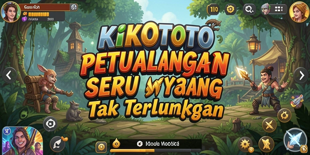 Tampilan gameplay KIKOTOTO yang menarik dan penuh warna.