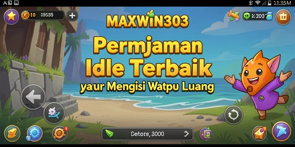 Tampilan gameplay menarik dari MAXWIN303 yang memberikan pengalaman Idle yang menyenangkan.