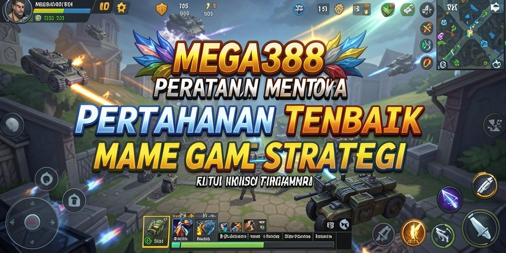 Tampilan menarik dari gameplay Tower Defense MEGA388 dengan pertarungan yang mendebarkan.
