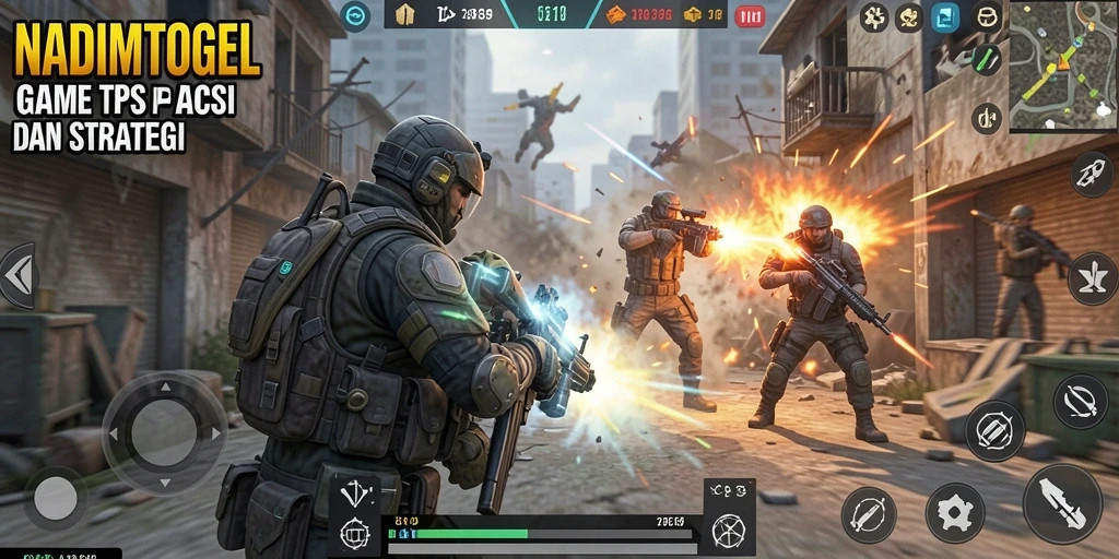 Tampilan menegangkan gameplay NADIMTOGEL dengan aksi pertempuran seru.
