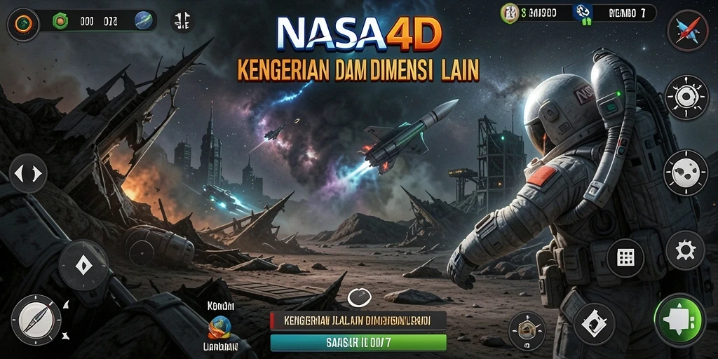 Screenshot gameplay menegangkan dalam <strong>NASA4D</strong> menunjukkan momen kengerian yang mendalam.