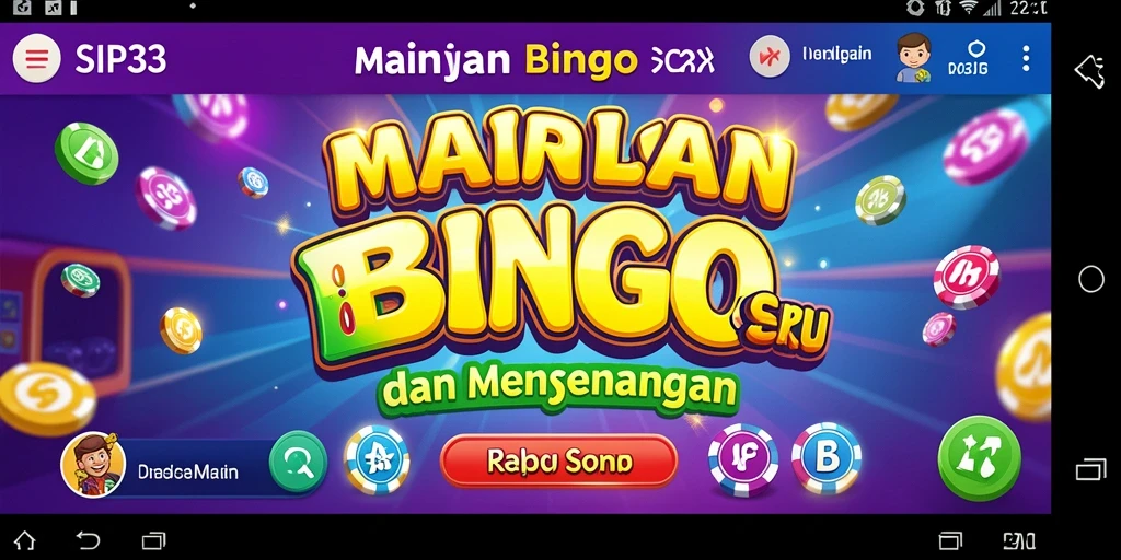 Screenshot gameplay SIP33 yang menampilkan keseruan bermain Bingo.