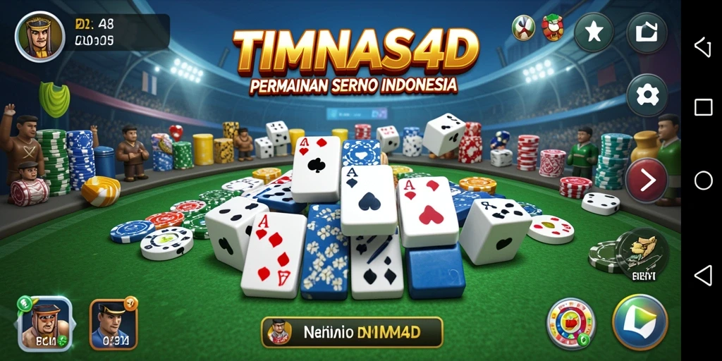 Tampilan permainan Domino yang seru dan interaktif.